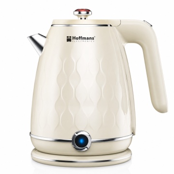 Fierbator Electric Hoffmans HM-2566, 2000W, 2L, Inox 304, Rotire 360°, LED, Bej