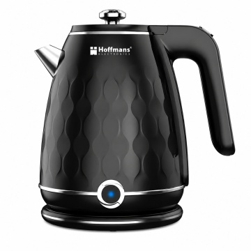 Fierbator Electric Hoffmans HM-2566, 2000W, 2L, Inox 304, Rotire 360°, LED, Negru