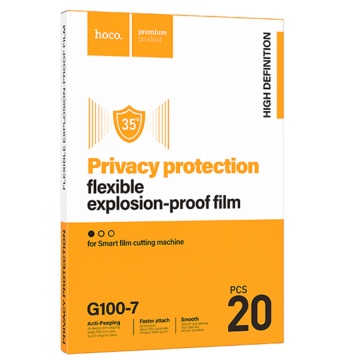 Folie hidrogel universala Hoco G100-7, privacy, 120x180mm, cutter/plotter, protectie ecran telefon/tableta - Img 4