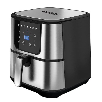Friteuza Air Fryer 7.5 L, 1900 W, Hausberg HB-2365, Timer, Protectie Supra-incalzire, Maner Rece, Display LCD - Img 1