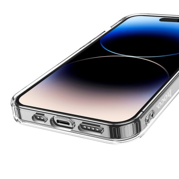 Husa iPhone 14 Pro Max Hoco, MagSafe, shockproof, protectie premium, transparent - Img 4