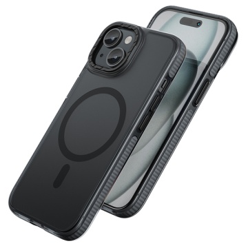 Husa iPhone 15 Hoco AS2, MagSafe, GripEdge, protectie premium, negru mat - Img 3