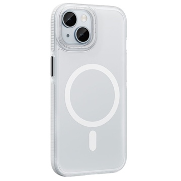Husa iPhone 15 Plus Hoco AS2, MagSafe, GripEdge, protectie premium, alb - Img 2