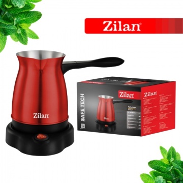 Ibric electric Zilan ZLN3627 – 800W, capacitate 6 cesti, rosu - Img 5