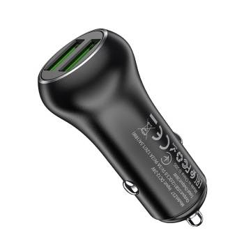 Incarcator Auto Hoco Z37, 36W, 2xUSB-A, negru - Img 2
