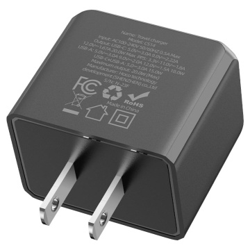 Incarcator Retea + Cablu Lightning, Hoco CS14A, 20W, 1xUSB-C, 1xUSB-A, PD, QC 3.0, negru - Img 4