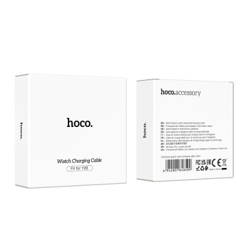 Incarcator Wireless smartwatch Hoco Y28, 5W, USB-A, Qi, 1m, negru - Img 4