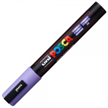 Marker UNI Posca PC-5M, varf rotund, 1.8-2.5mm, mov - M1176 - Img 2