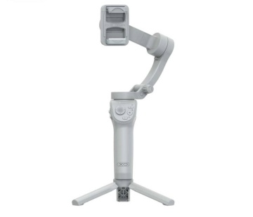 Stabilizator de imagine XO SS17 – Suport telefon, Selfie Gimbal 3 axe, Bluetooth 5.2, Anti Shake, baterie 3600mAh, gri - Img 2