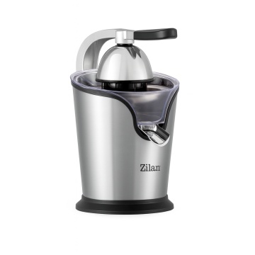 Storcator de citrice Zilan ZLN1765 – 500W, inox, 2 conuri, anti-picurare, maner aluminiu, antiderapant