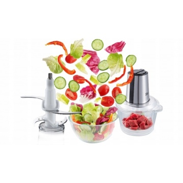 Tocator legume și fructe Zilan ZLN3888 – 300W, vas sticlă 1.6L, 4 lame inox, 2 viteze, sistem anti-alunecare - Img 3