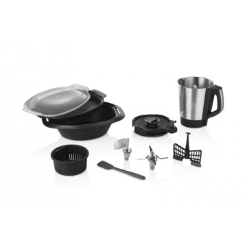 Zilan Robot de bucatarie ZLN9334 ONYX Thermorobot, 1700 W, 3.3 L, 30 functii, afisaj digital LED, aplicatie mobil - Img 3
