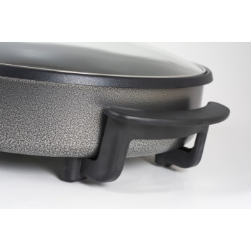 Zilan Tigaie electrica ZLN7870, 1500 W, diametru 38 cm, termostat reglabil, capac sticla, non-stick, gri-negru - Img 6