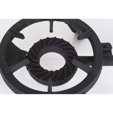 Arzator exterior rotund ZILAN, fonta, 25000kcal/h, diametru 33cm, ZLN4252, negru - Img 3