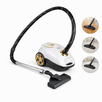 Aspirator cu Sac Dessini Putere Mare 2800W Capacitate 2.5L Filtru HEPA 6 Niveluri Alb