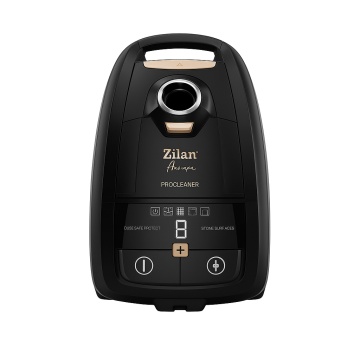Aspirator cu sac Zilan ZLN4500 Aurum, 2400W, 5L, cupru, HEPA, afisaj digital, telecomanda, furtun 360°, silentios - Img 1