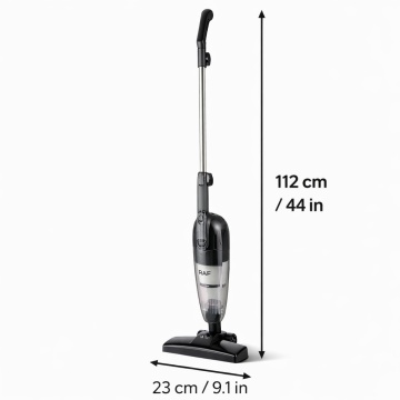 Aspirator Vertical 2 in 1 Raf R8673B, 600W, Filtrare Ciclonică Putere 35000 RPM, Negru - Img 7