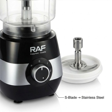 Blender Multifunctional 6 in 1 Raf R2869, 450W cu Tocator, Storcator si Rasnita, Negru-Gri - Img 2