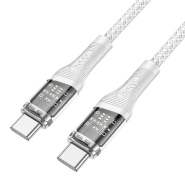 Cablu USB-C, Hoco U111, PD60W, QC3.0, 1m, gri - Img 1