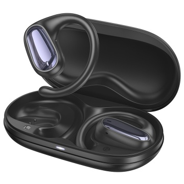 Casti Wireless Hoco EA4, Ear Buds, BT 5.3, On-Ear, Noise Cancelling, pentru concentrare/somn, 500mAh, negru - Img 1