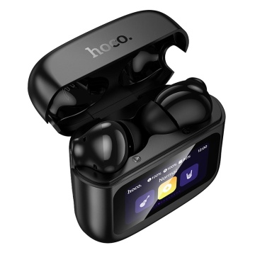 Casti Wireless Hoco EQ14, Ear Buds, BT 5.4, 500mAh, Multi Touch, negru - Img 2