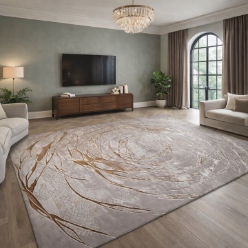 Covor Livario Elif Silky Soft Wave Crem Gold