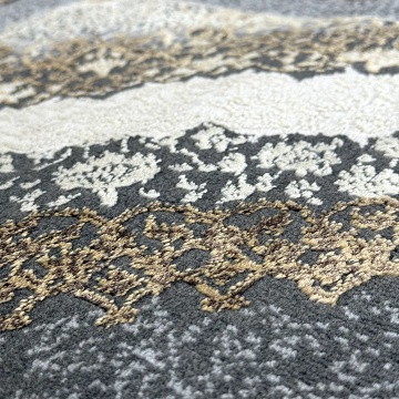 Covor Livario Granite Iran Lux Ardabil 6758 Gri Crem Persan - Img 6