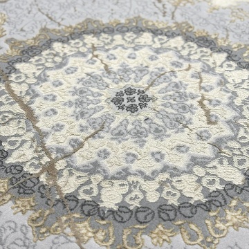 Covor Livario Granite Iran Lux Khorasan 6689C Bej Gri Persan - Img 4