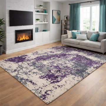 Covor Livario Milano Vegas Crem Lila