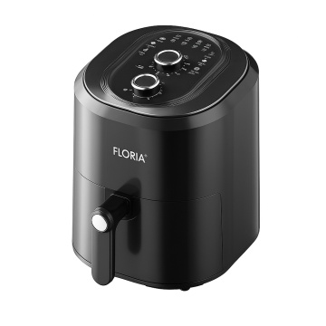 Floria Friteuza cu aer cald ZLN8009, 1360 W, 6 L, temperatura reglabila, negru