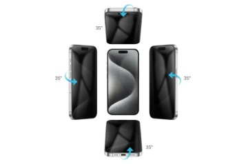 Folie hidrogel universala Hoco G100-7, privacy, 120x180mm, cutter/plotter, protectie ecran telefon/tableta - Img 2