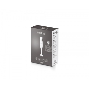 Mixer vertical Floria ZLN7973 – 250W, 2 viteze, funcție Turbo, lame inox, alb - Img 3