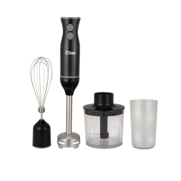 Mixer vertical Zilan ZLN5244 – 250W, 2 viteze, lame inox, tel, pahar gradat, recipient tocare, negru