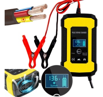 Redresor auto inteligent 12V/6A, regenerare si desulfatare, afisaj digital, protectii multiple, incarcare automata, compact - Img 2