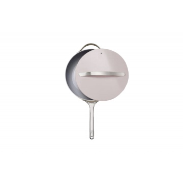 Tigaie inalta cu capac Zilan ZLN0880, 5 straturi, inox si ceramica, compatibila inductie, 28 cm, maner nituite - Img 3