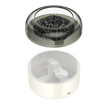 Umidificator Hoco HX30, casa si auto, aromaterapie, rezervor 300ml, lumina LED, alb, silentios si portabil - Img 2