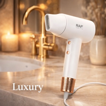 Uscator Par Profesional Raf R423 1600W, Control Inteligent, Temperatura si Cap Magnetic, Alb - Img 6