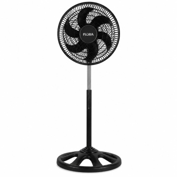 Ventilator cu picior Floria ZLN1092, 55W, 3 trepte viteza, oscilatie, negru