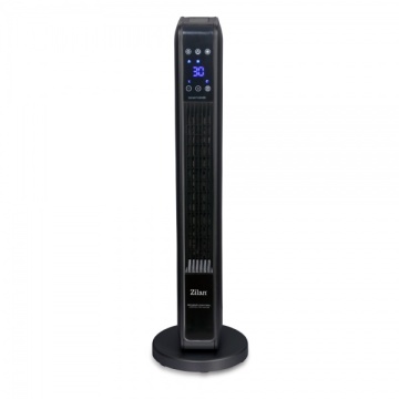 Aeroterma ceramica turn Zilan ZLN2076 negru 2200W, LED, telecomanda