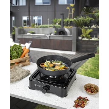 Aragaz 1 ochi Zilan ZLN-0018, doar GPL butelie, compact, emailat rezistent,negru - Img 6
