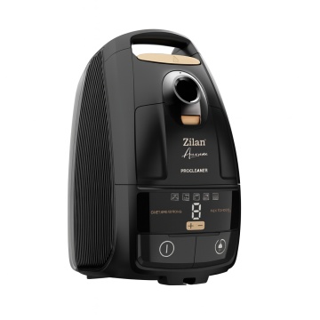 Aspirator cu sac Aurum Zilan ZLN4500, 2400W, 5L, motor din cupru, filtru HEPA, afisaj digital, telecomanda