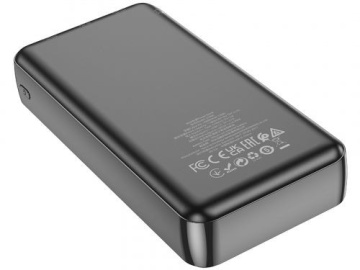 Baterie externa 20.000mAh, Hoco J100A, 2xUSB-A, incarcare rapida, negru - Img 4
