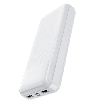 Baterie externa Hoco J72A, 20000mAh, 2xUSB-A, incarcare 10W, Alb - Img 2
