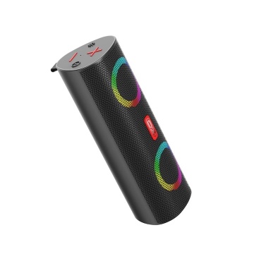 Boxa portabila 10W, XO F43, Bluetooth 5.2, TF card, AUX si regim FM, iluminare RGB, negru
