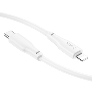 Cablu USB-C la Lightning Hoco X93, PD20W QC3.0 - 2m, alb - Img 2