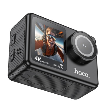Camera Video Hoco DV101, Action/Sport, cu ecran Dual LCD, UHD 4K/30fps, HDMI, negru - Img 4