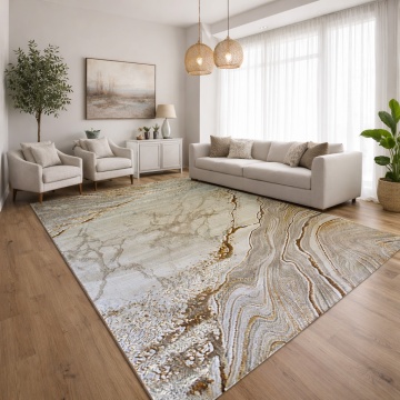Covor Livario Marble Cream Beige