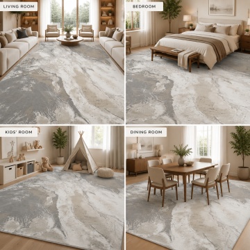 Covor Premium Livario Premium Stone -CREAM SILVER - Img 6