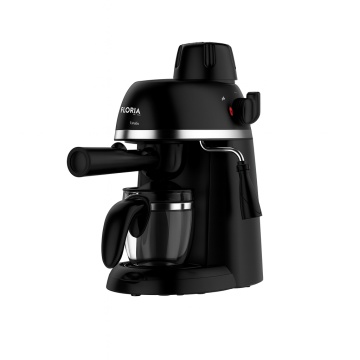 Espressor Floria ZLN9358 – 800W, 3.5 bar, 4 cesti, protectie supraincalzire, negru