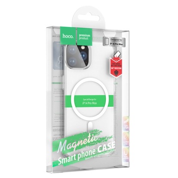 Husa iPhone 14 Pro Max Hoco, MagSafe, shockproof, protectie premium, transparent - Img 6